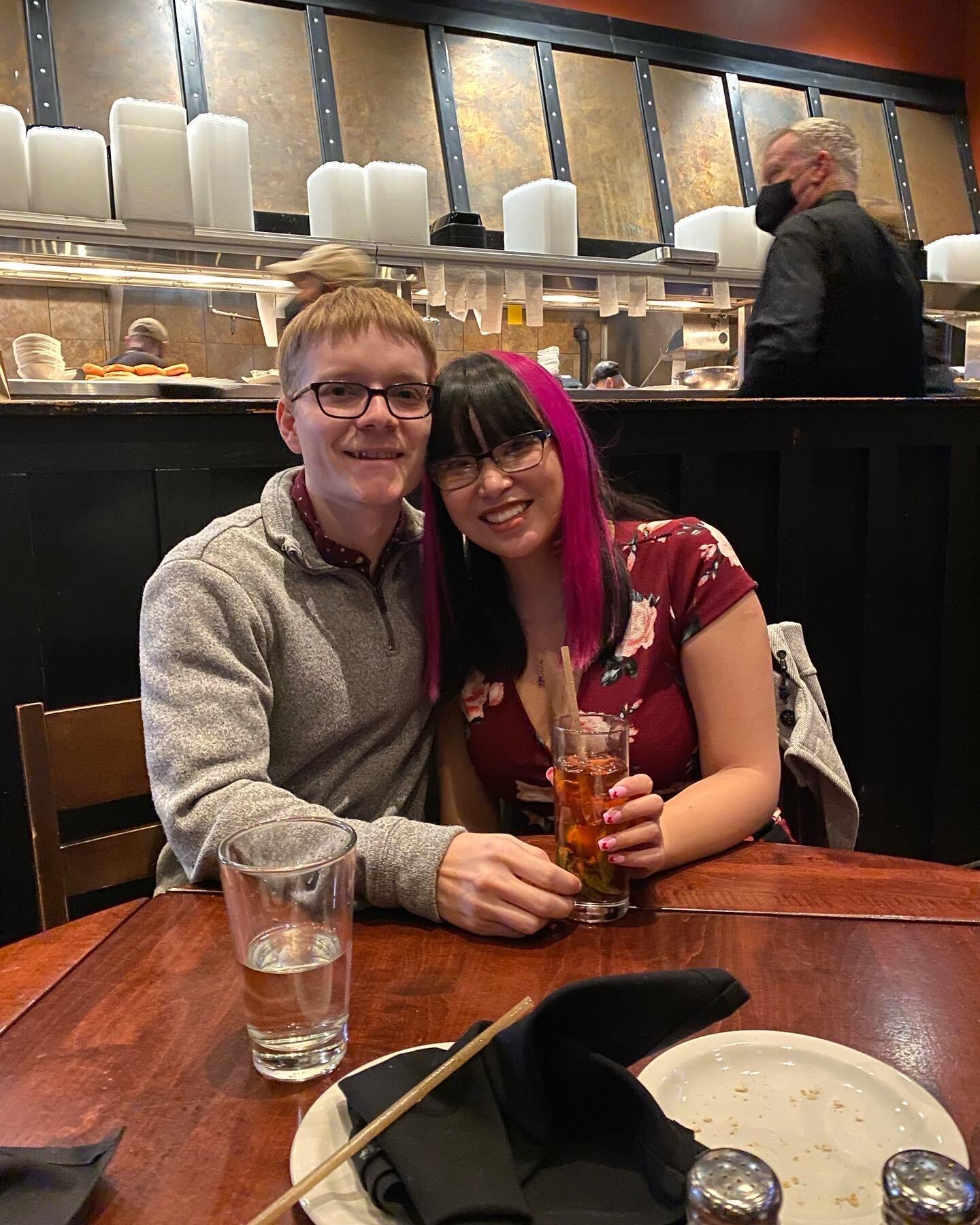 Abby's  21st birthday at Firebirds with my family.