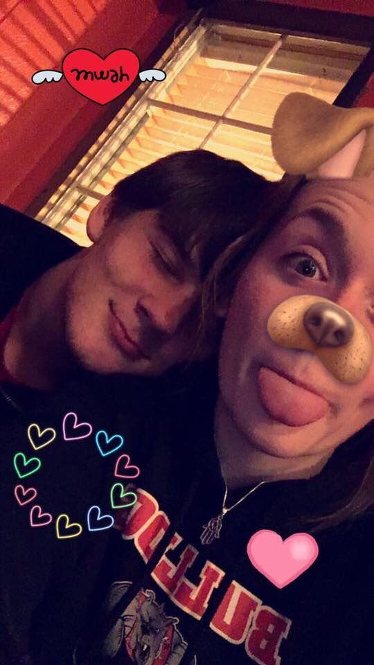 They started dating. Their first date was a high school basketball game and Mexican food after.