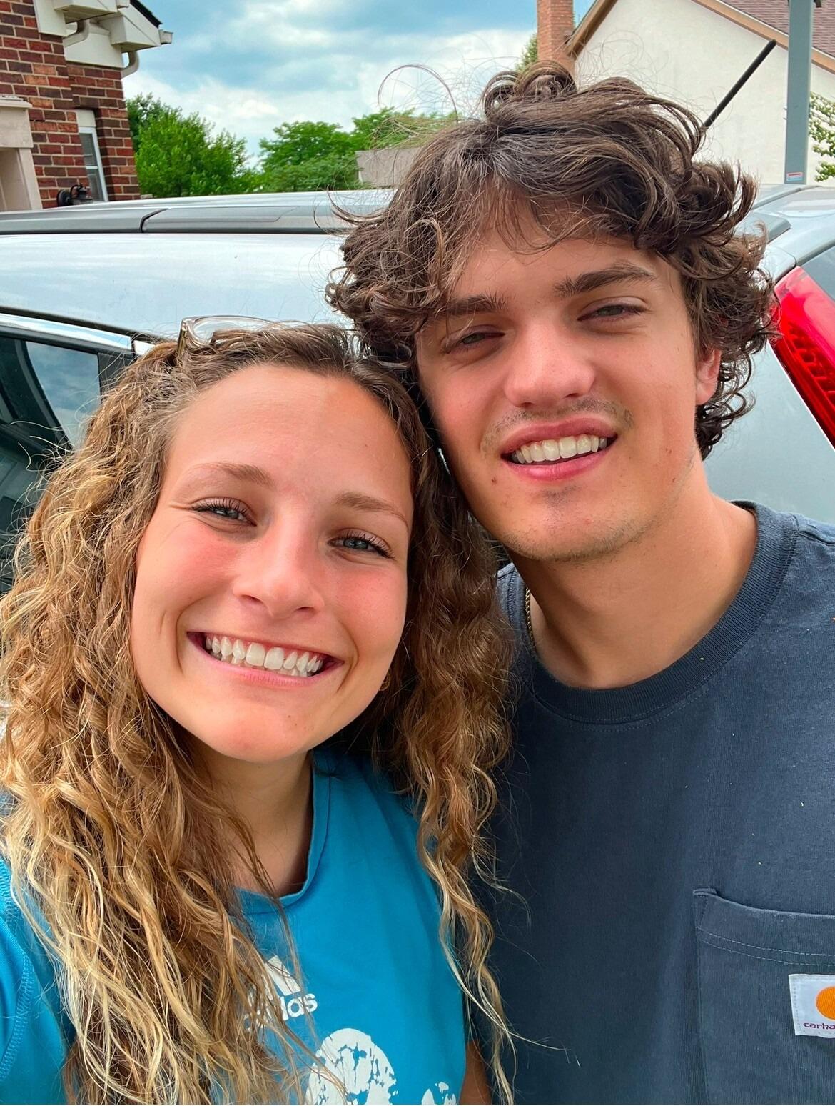 Yes, Caden has locked his keys in the car twice since we started dating. Yes, I like to document these moments so he never forgets. 