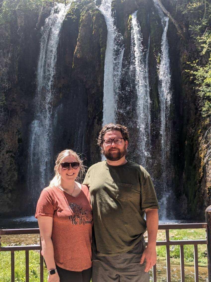 Our love for National Parks and waterfalls continues west to Yellowstone, Glacier, Badlands, & Grand Teton! 