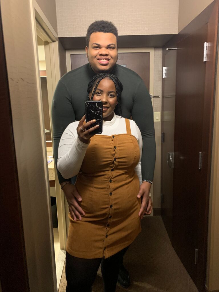 This is our first Thanksgiving together. We flew to Indianapolis, IN to join Zane's family.