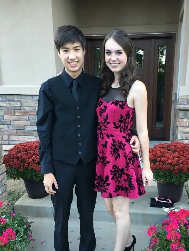 High school senior homecoming! 
