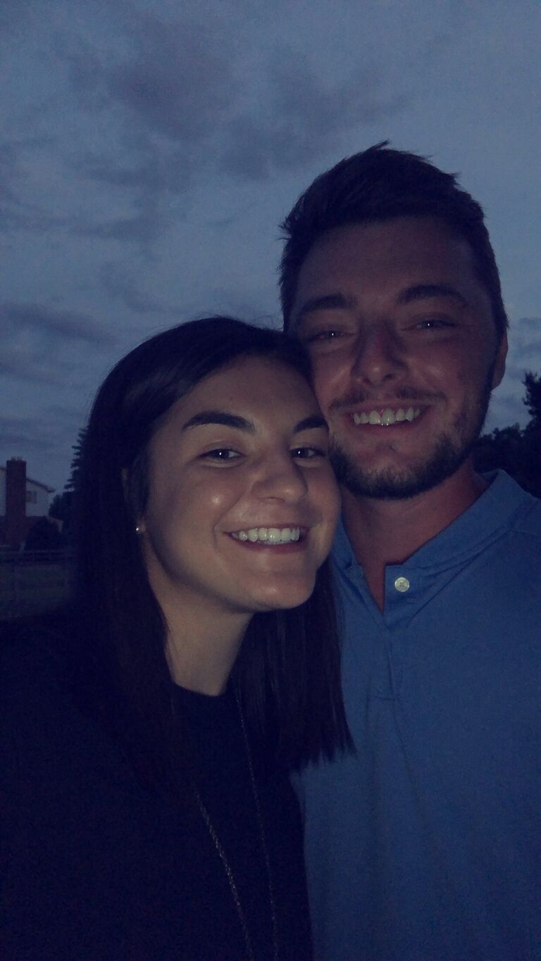 Jordan and Ansley's first date... Olive Garden to be exact!