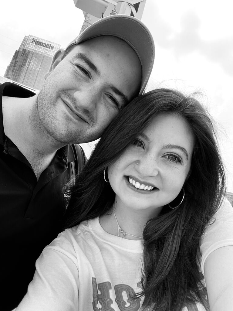 Michael and I were taking our first vacation that was just the two of us when we took this photo! We both fell in love with Nashville on this trip and it will always hold a special place in our hearts🫶🏻