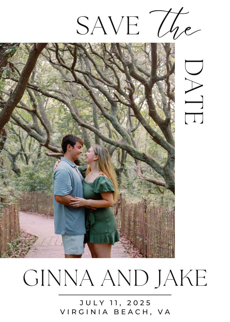 They will be getting married at the Gala 417 in Virginia Beach, VA on July 11, 2025.