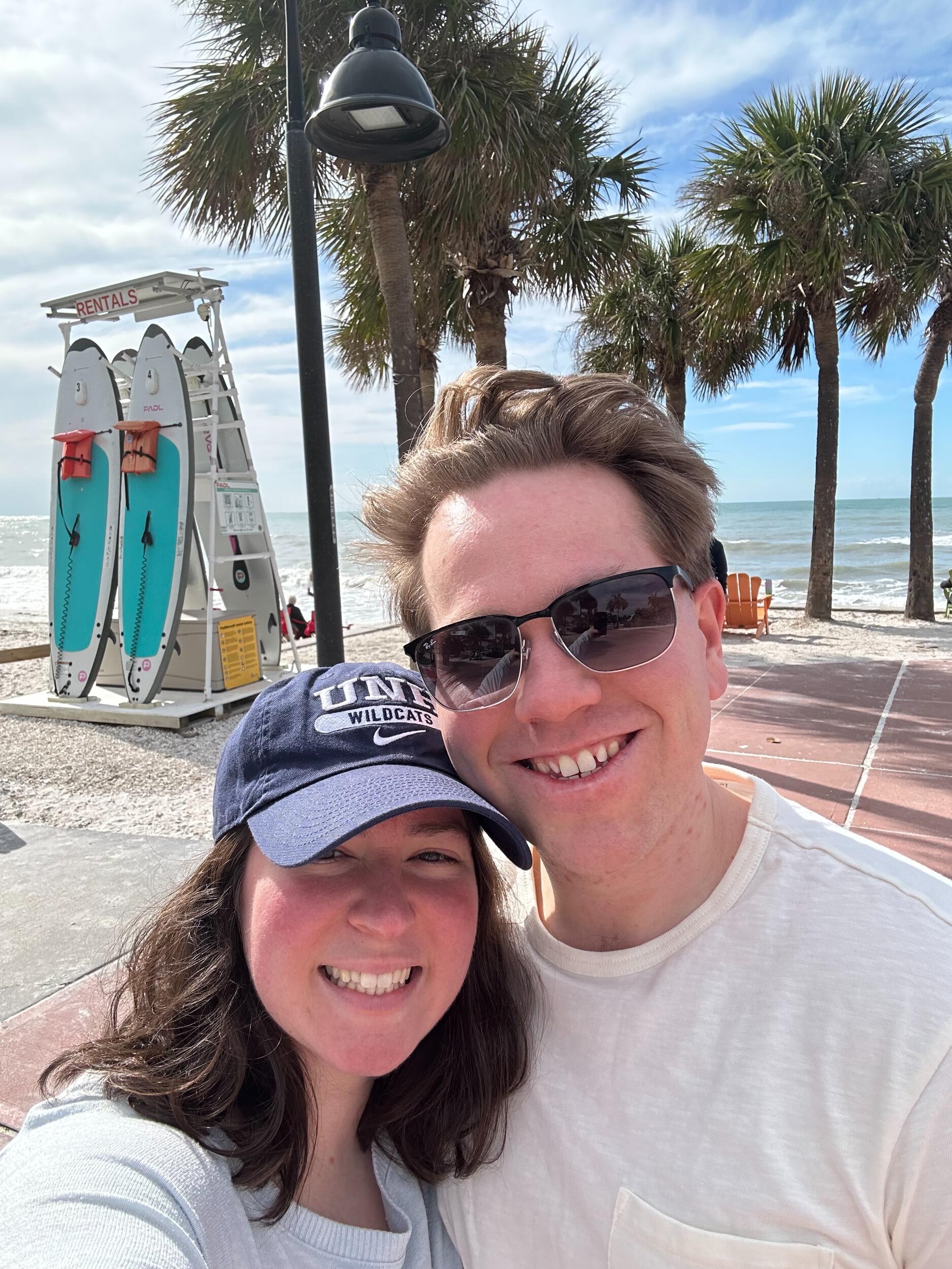 We rang in the New Year celebrating our engagement in St. Petersburg, FL.