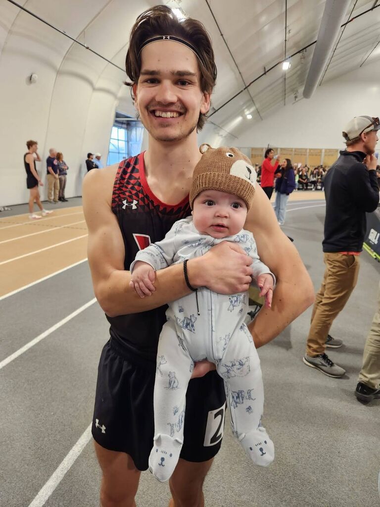 Henry at Pat's first indoor track meet of 2024!