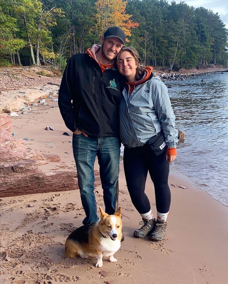One of our favorite places, Little Presque Isle Park, Michigan.