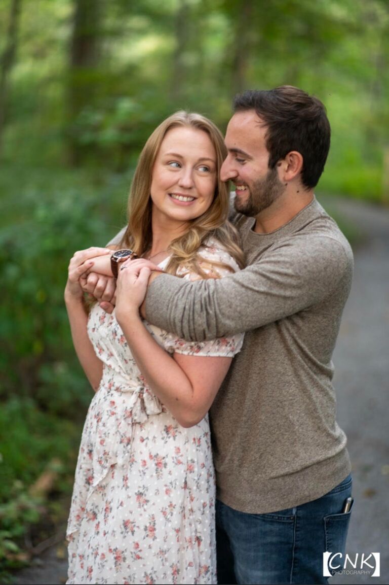 They are so excited to share their love and commitment in front of friends and family on their big day!