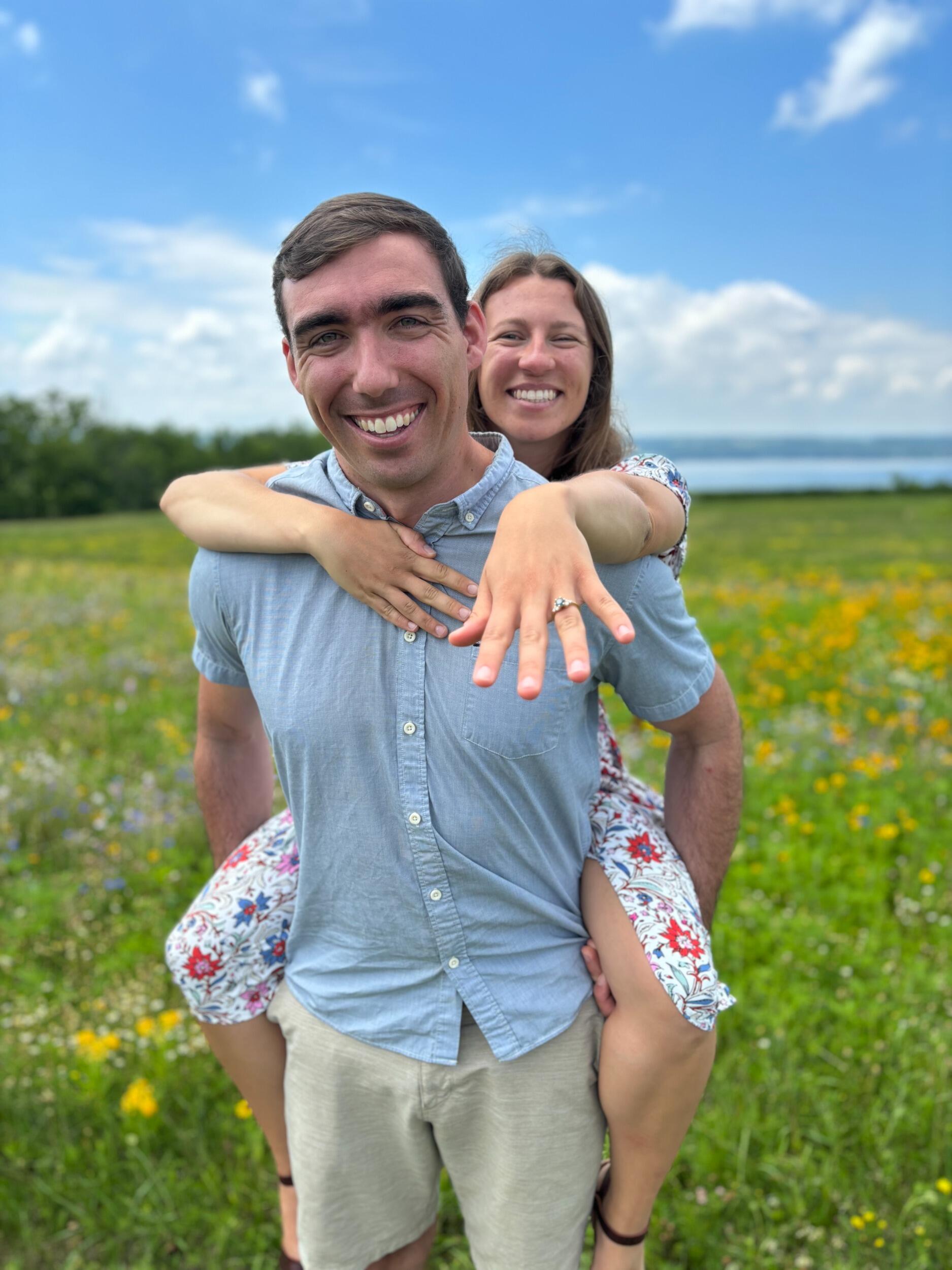 Engagement photos in upstate New York 