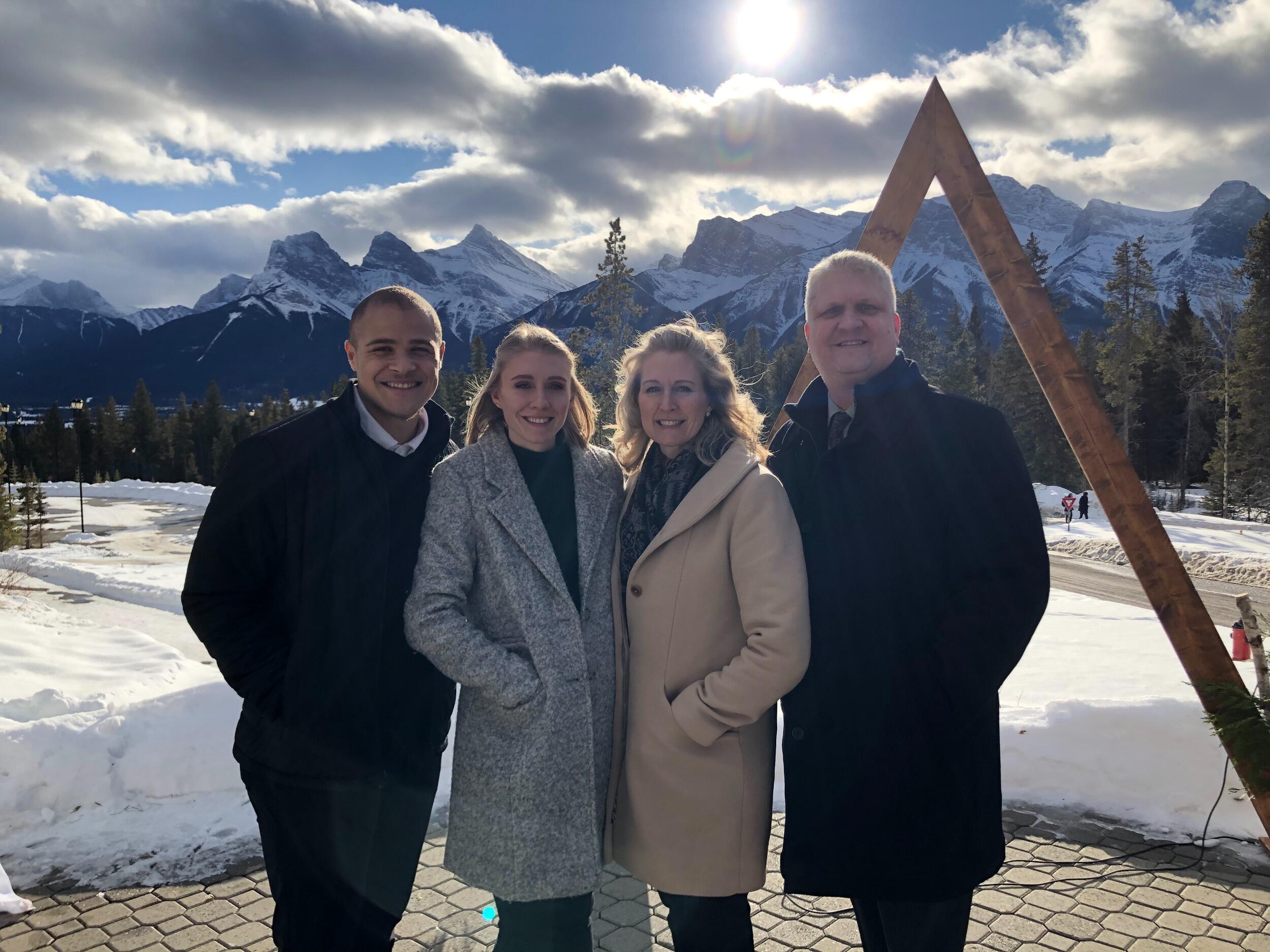 Johanna and Matt's wedding in Canmore with the fam!