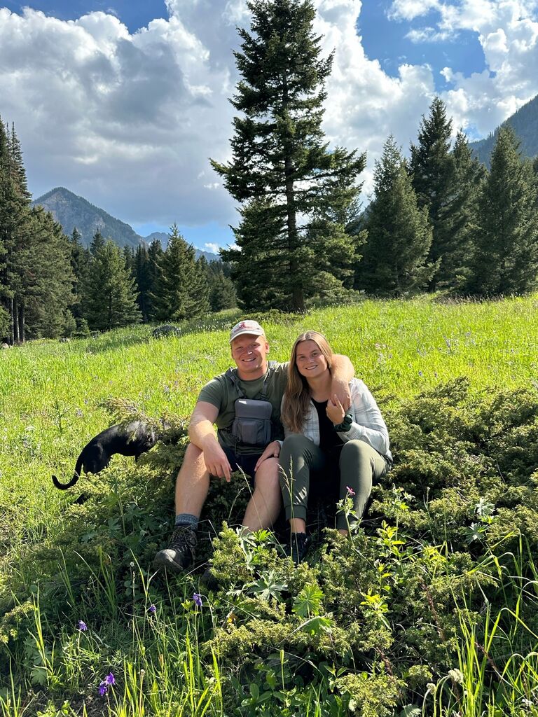 After we both concluded school and track at UA, we moved up to Montana. Kieran is working his remote job and training in the hammer. Hailey started an accelerated nursing program at Montana State University! 
