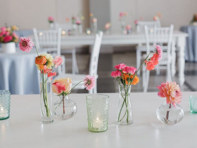 Minimal bud vases