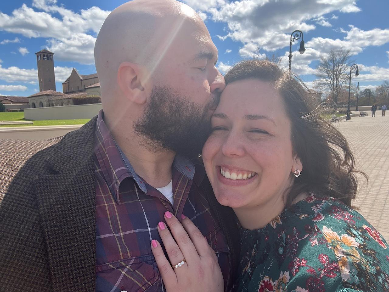 Overwhelming joy on the day of the proposal.
