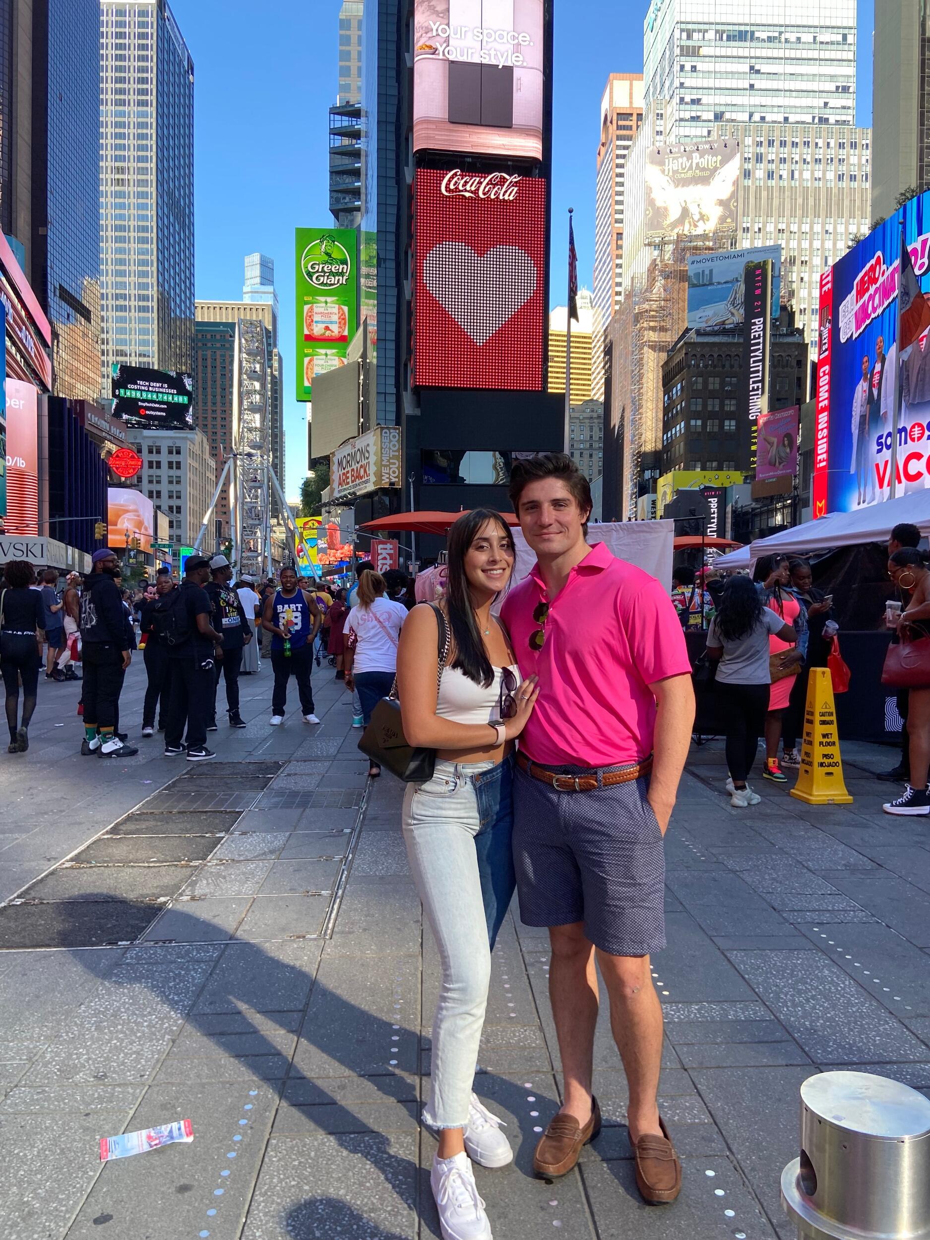 Lila and Tyler vacation in NYC.