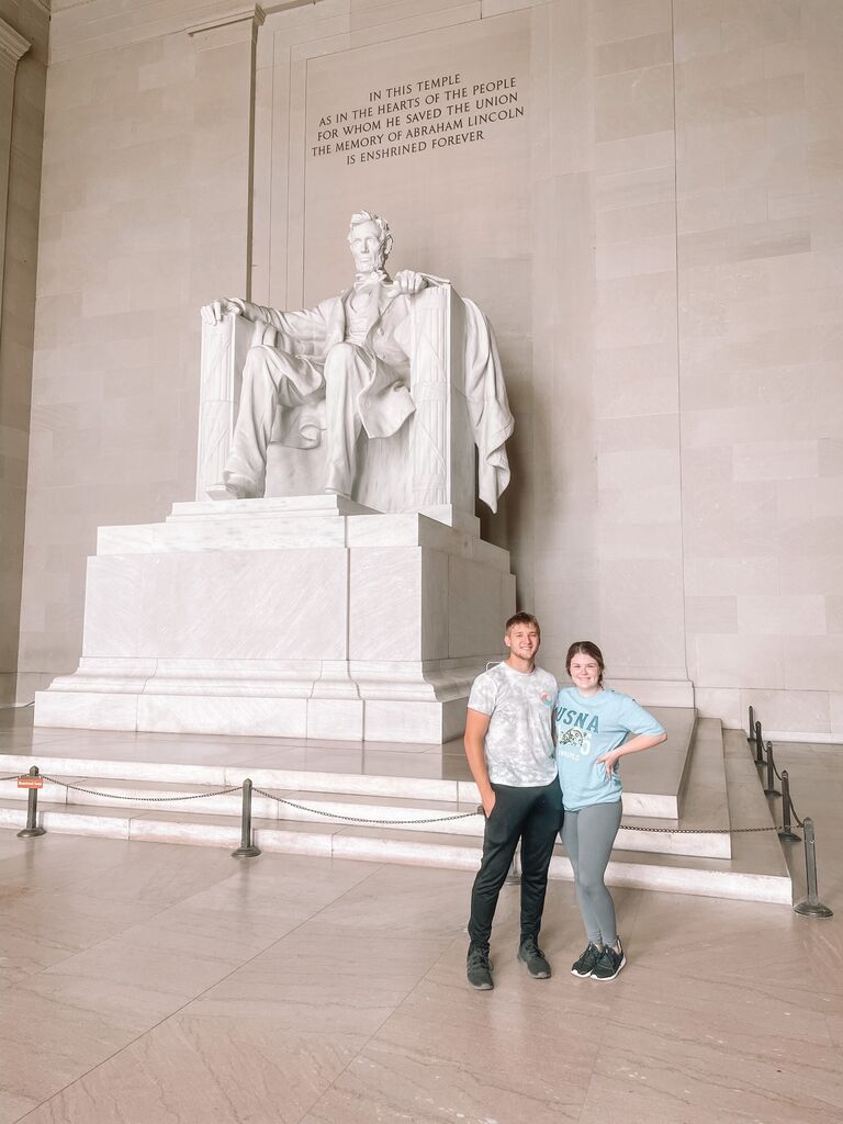 Spent our 3-year anniversary together in Washington D.C. following Dawson's graduation from the Naval Academy!