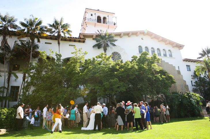 Santa Barbara County Courthouse Wedding Reception