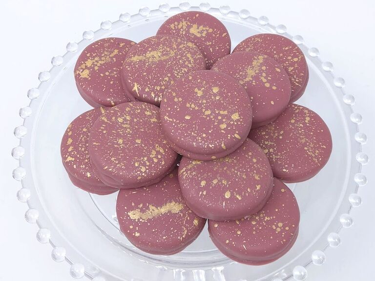 Ruby chocolate cookies 40th anniversary gift idea. 