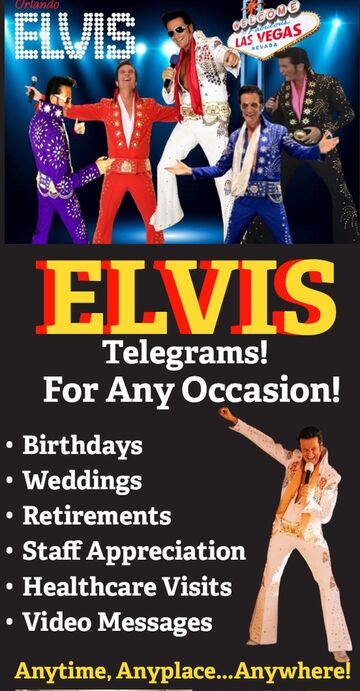 Elvis Singing Telegram & Videogram! - Singing Telegram - Orlando, FL - Hero Main