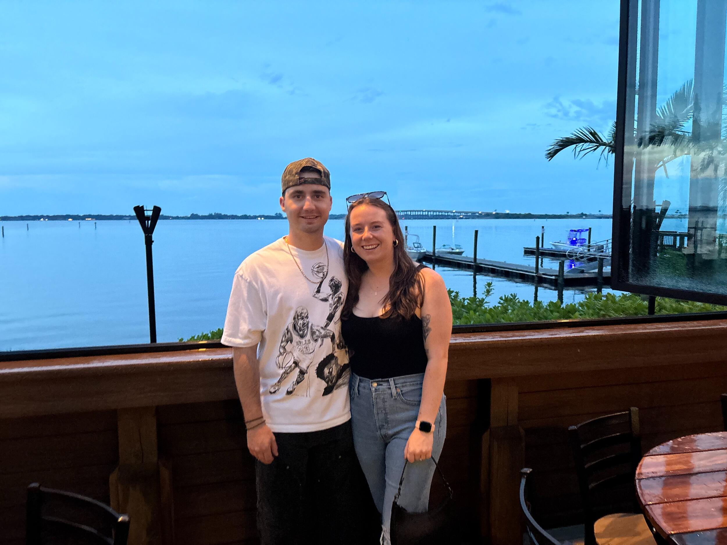 Gina and Corrin signed their first lease together in Melbourne, FL as Corrin starts his shore duty for the next 3 years. Let wedding planning commence! 