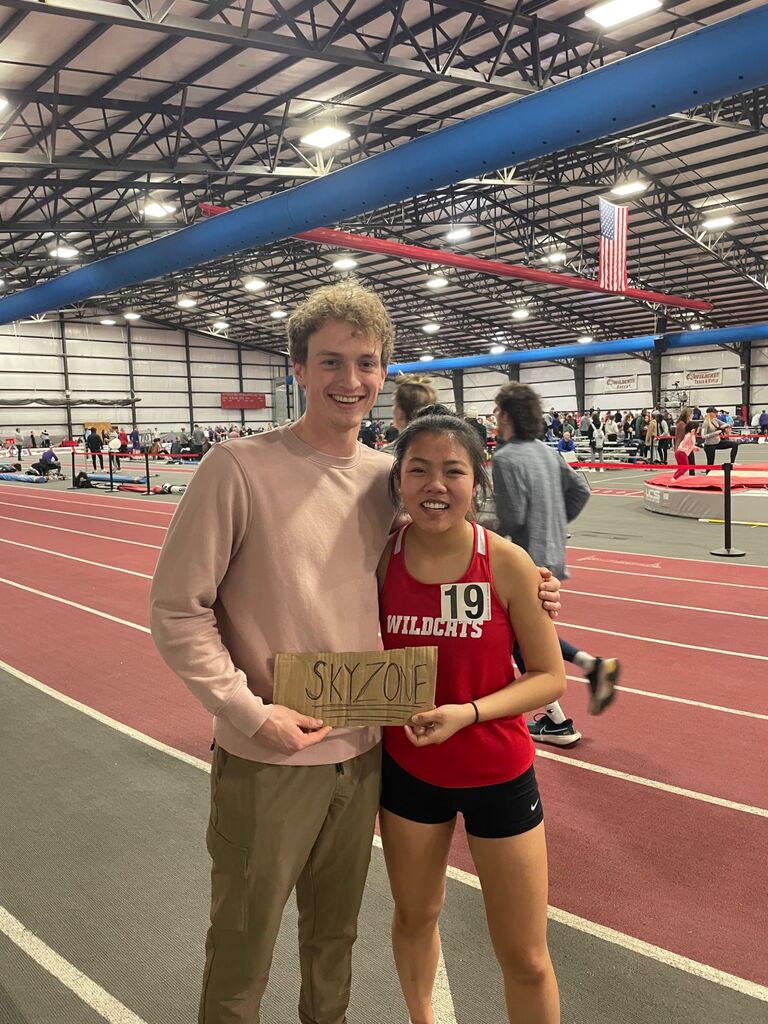 Indoor track race!