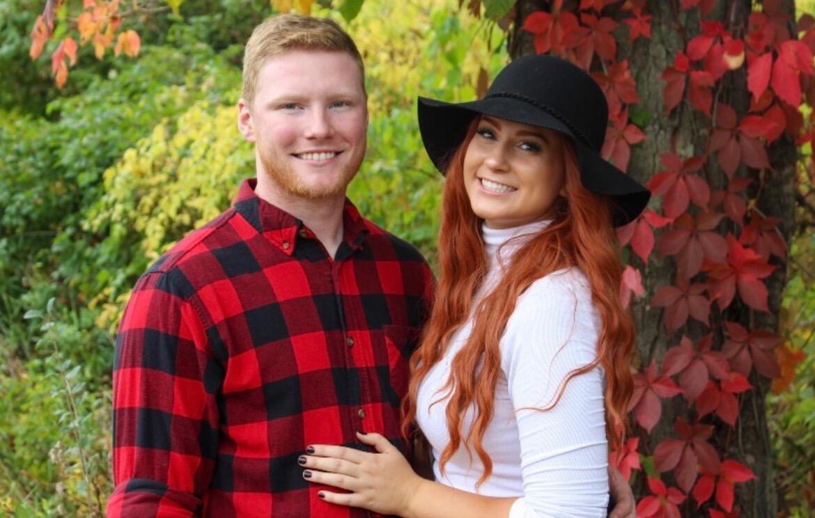 Right before the pairs' 2 year anniversary.  Austin and Christine have a yearly tradition of apple picking as well as exploring local farms for fresh grown foods and honey!