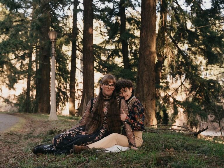 Our FAVORITE photo from the engagement photoshoot.