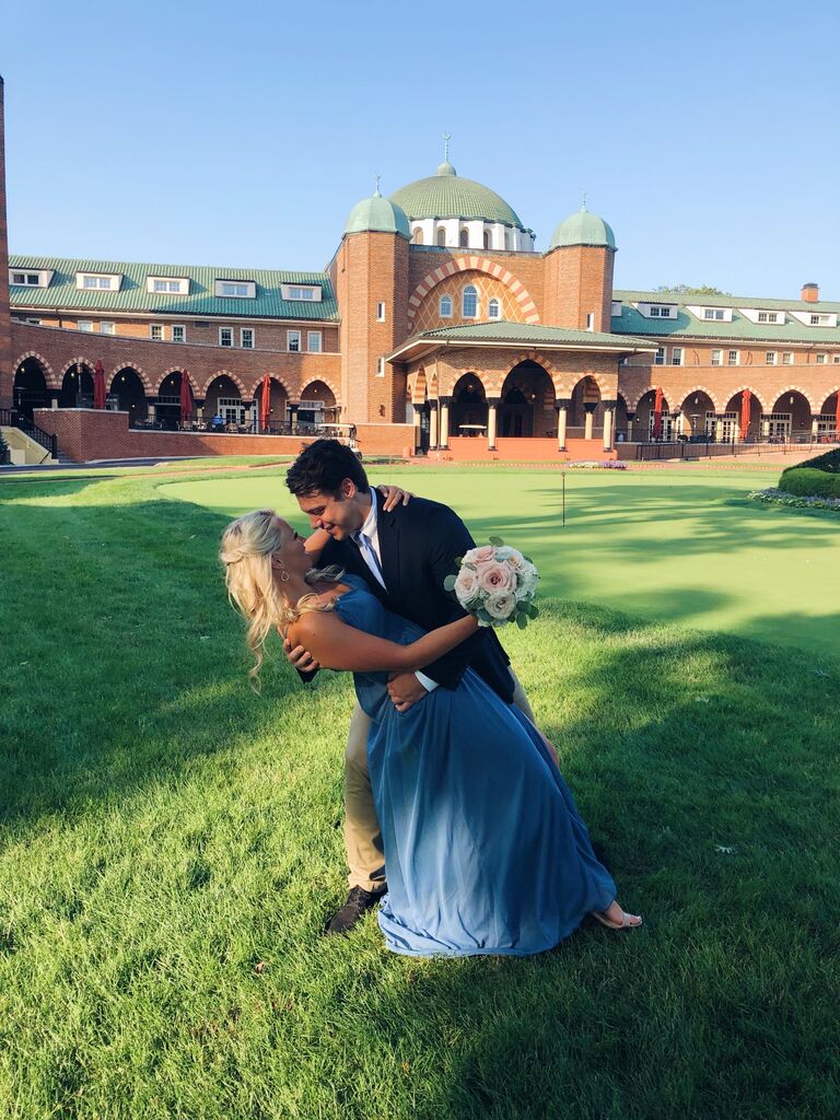 Here they are at Jonathan & Kameisha's wedding at Medinah. This is where they are getting married almost five years later!