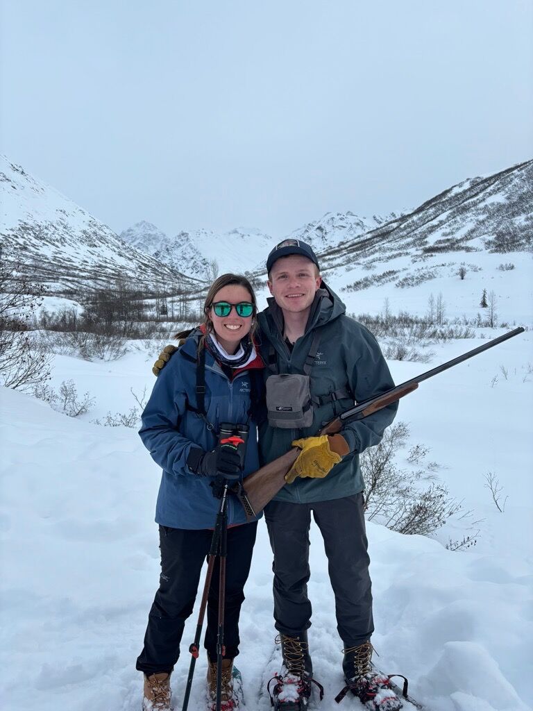 Snowshoeing and Ptarmigan hunting around Hatcher Pass