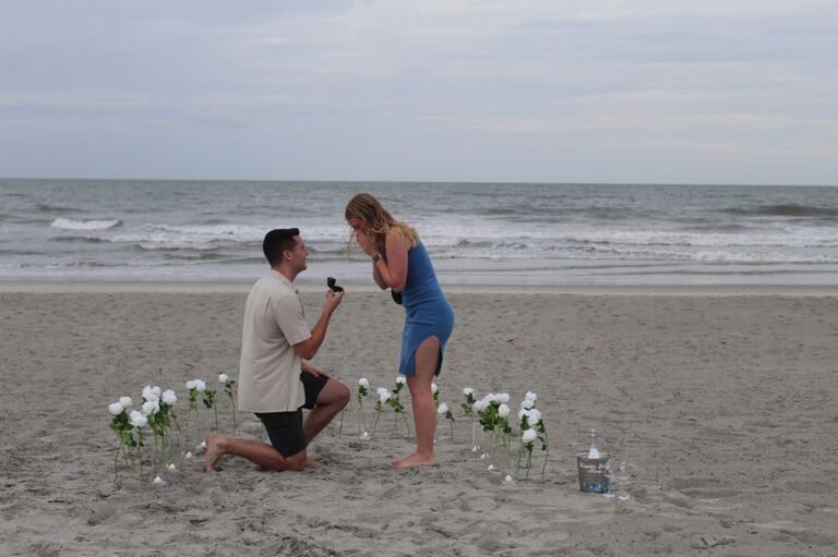 We got engaged in Hilton Head, South Carolina!