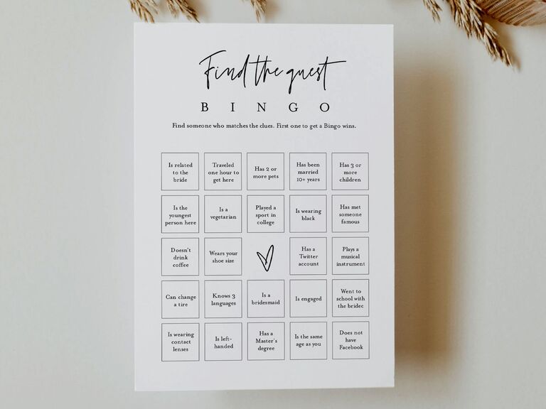 Bridal and Wedding Games - Fun Instant Download Party Games! – tagged fast  answers – Print GoGo