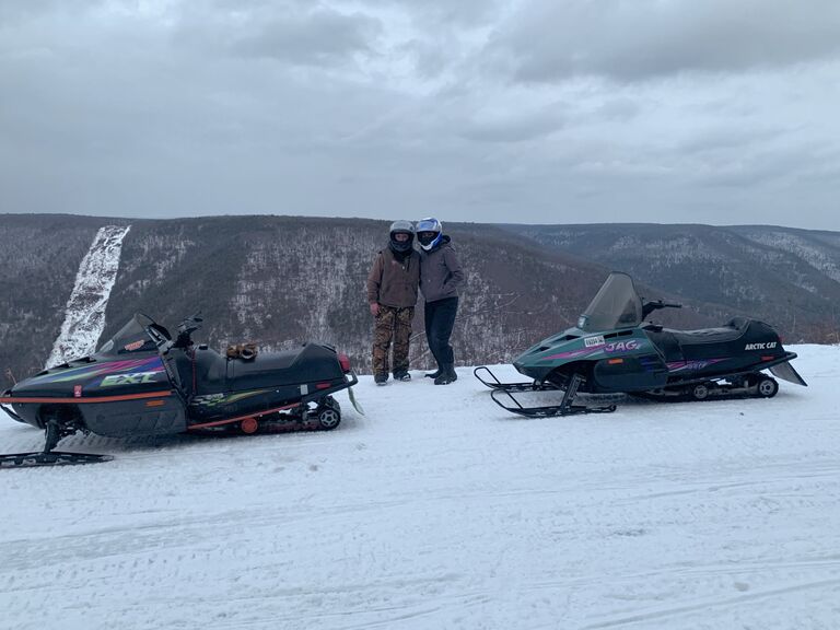 Snow came, so too did "new" snowmobiles!