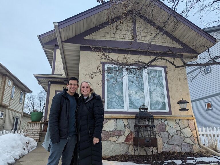 Home, sweet home! Sam and David thought it was time for Charlie to have a home to call her own, and knew that Minnesota was a place they would be for a long time. After carefully searching for just the right home, they knew that this was the one. And at the same time, David also knew that Sam was the one. David left the realtors office the day they closed on the house to pick up the ring.