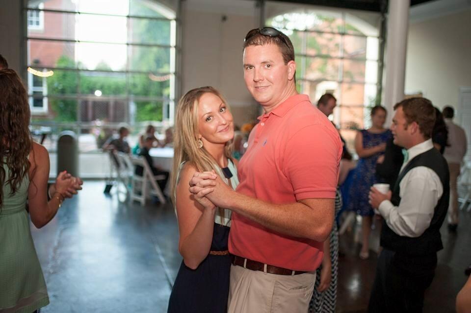 Our very first time being each other's wedding date at our friends Kyle and Whitney's wedding!