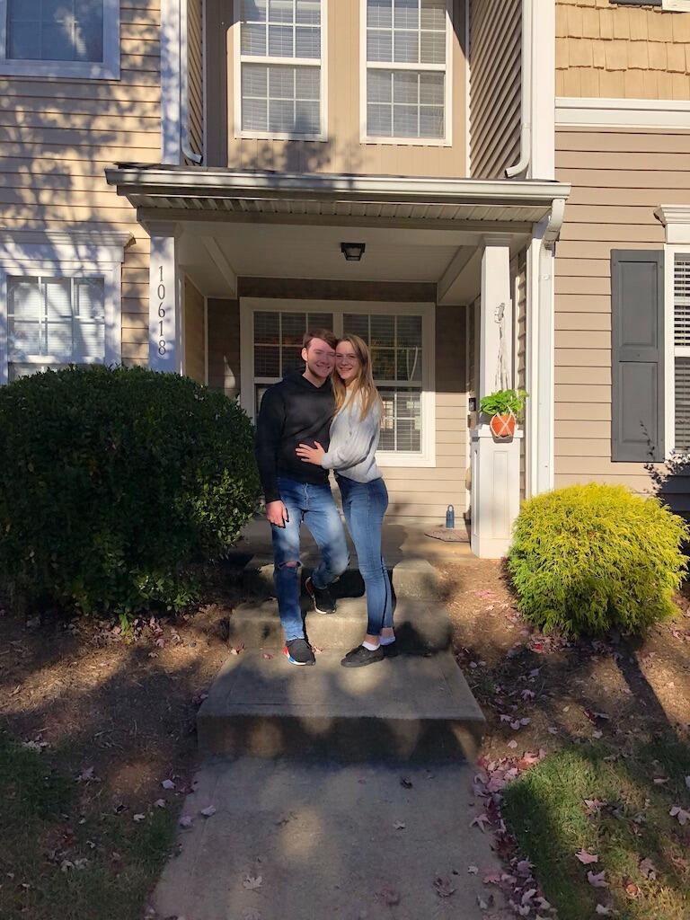In November of 2021, Brandon closed on his first townhouse! This marked a big next step for Olivia and Brandon, as this would become their home that they would share, especially once Olivia moved home from college. 