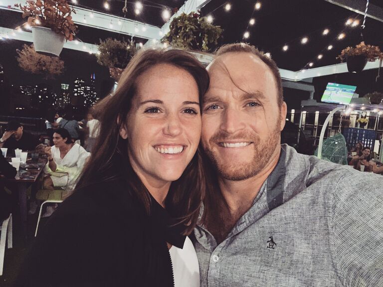 Jeff and Caitlin met in person once, and due to COVID timing, immediately started dating.