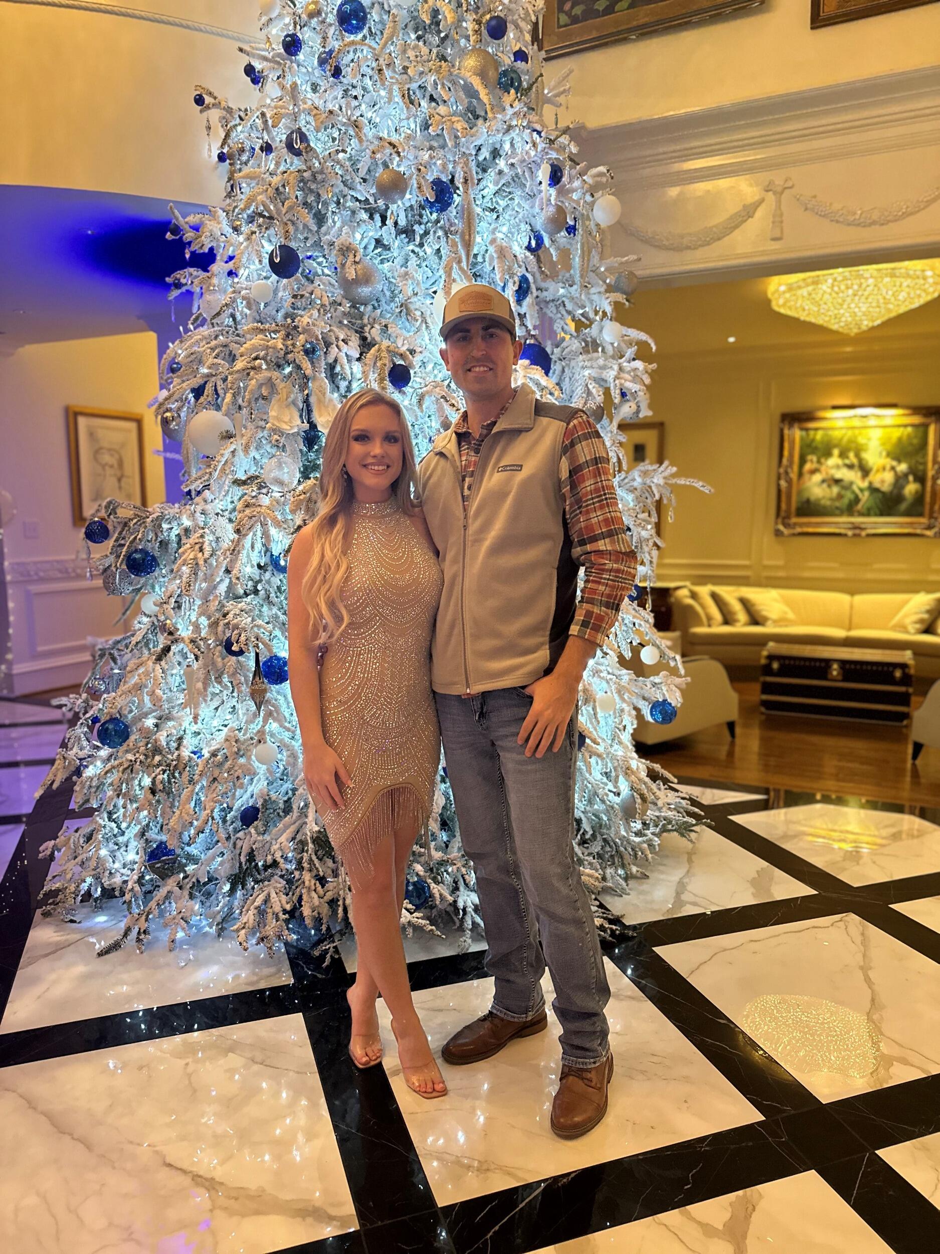 Celebrating our first Christmas engaged