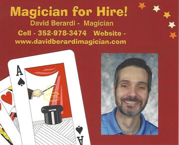David Berardi Magician - Comedy Magician - Wildwood, FL - Hero Main