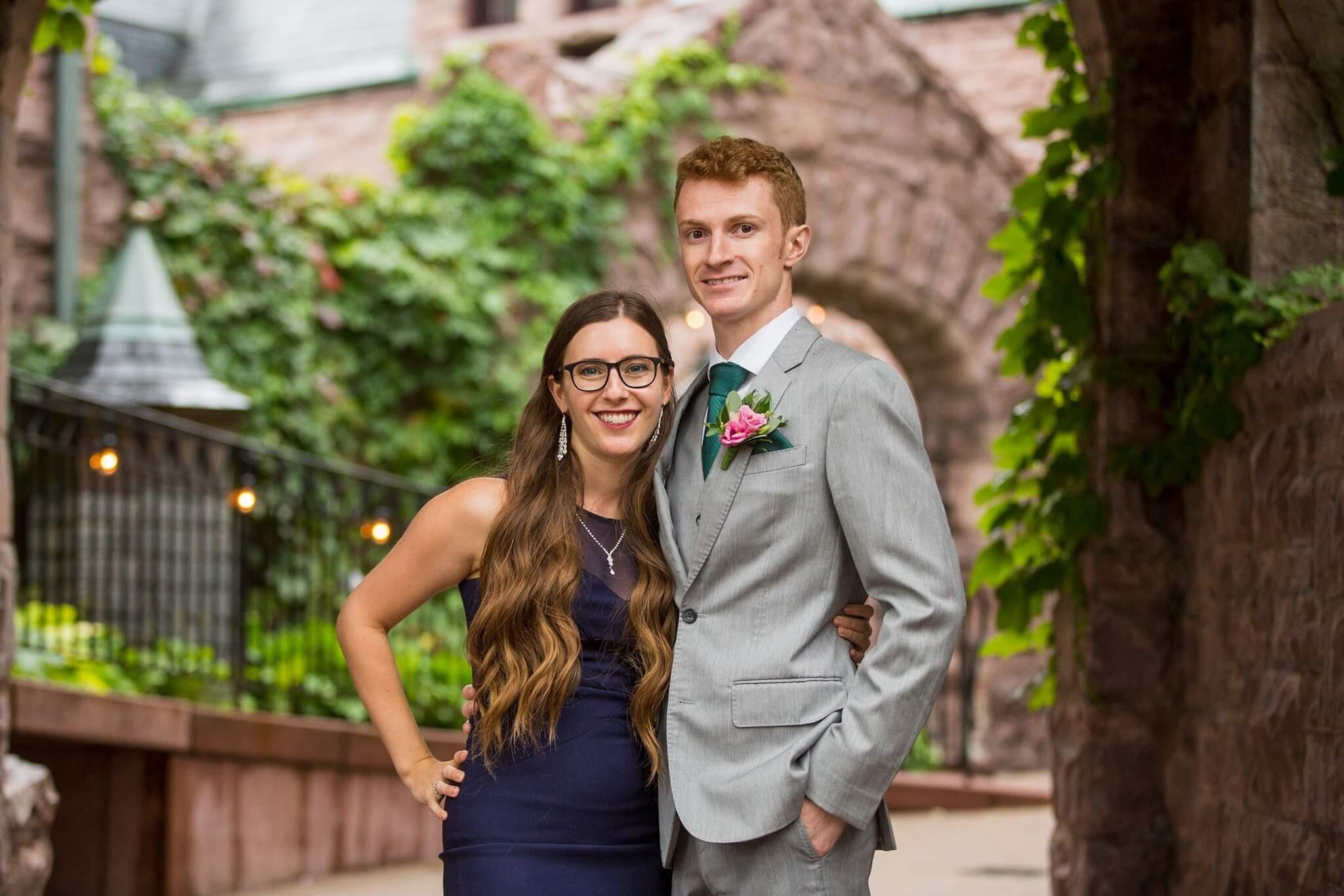 Celebrating our friends' wedding
