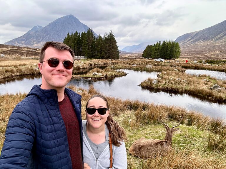 So much beautiful scenery on our drive through the Scottish highlands. 