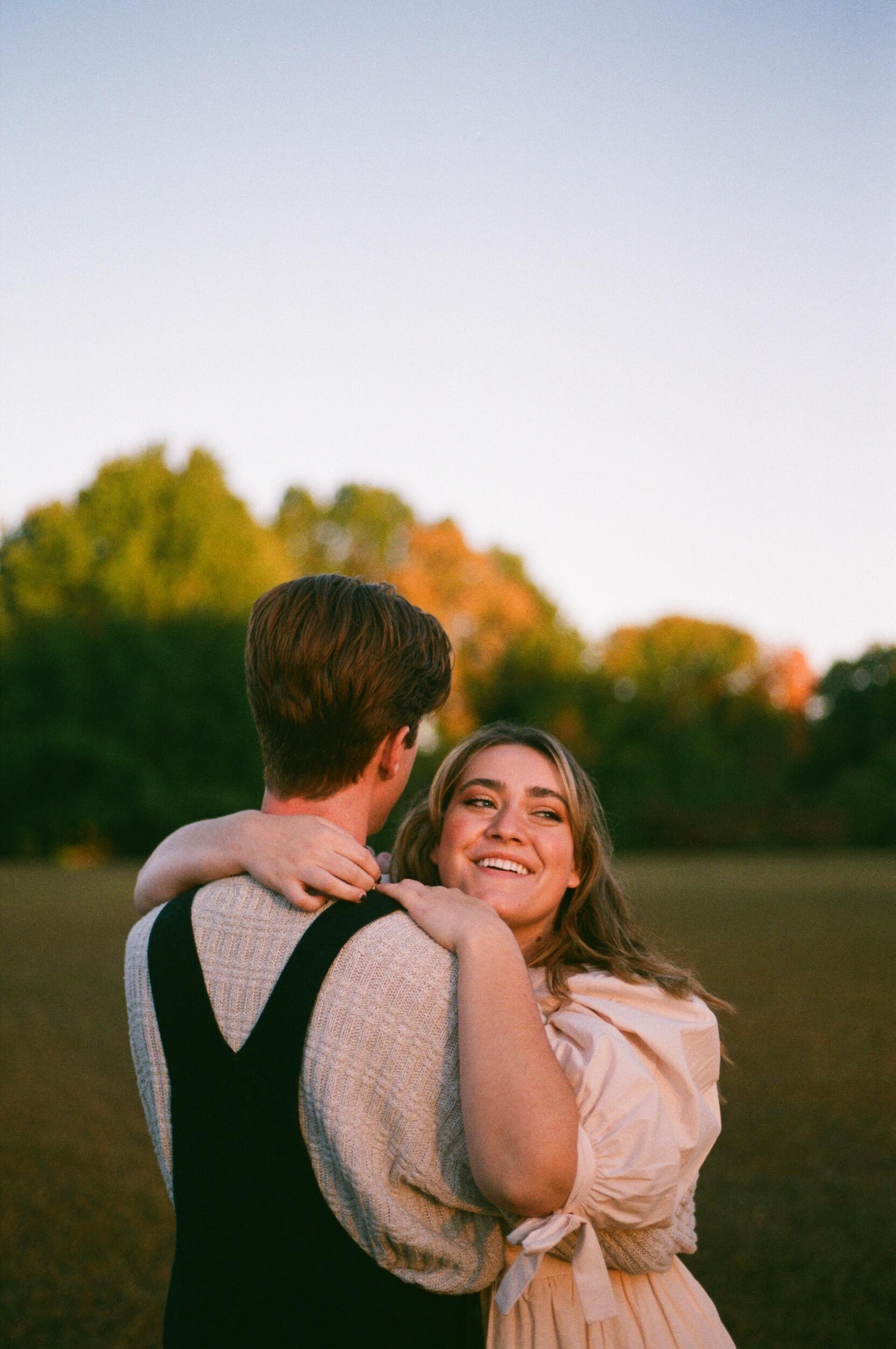Josiah surprised Claire with a film photoshoot
