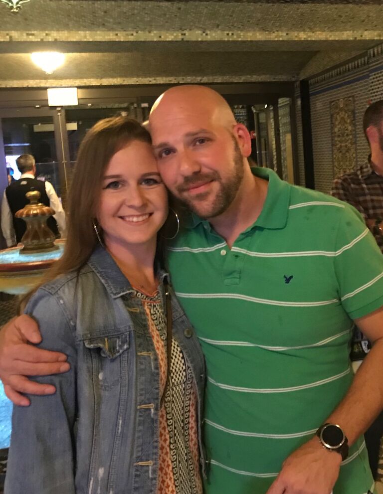1st date to Ron White-Emily asked him out :)