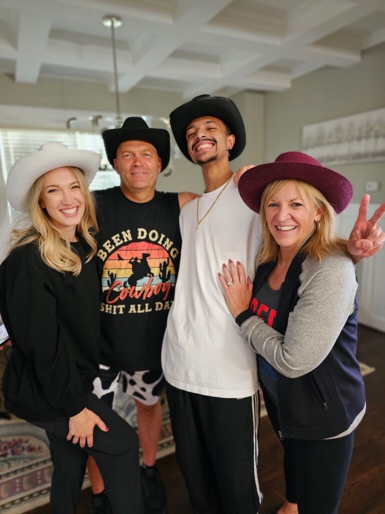Nashville trip!
Josh asked for Cindy's parents' blessing before the party began,