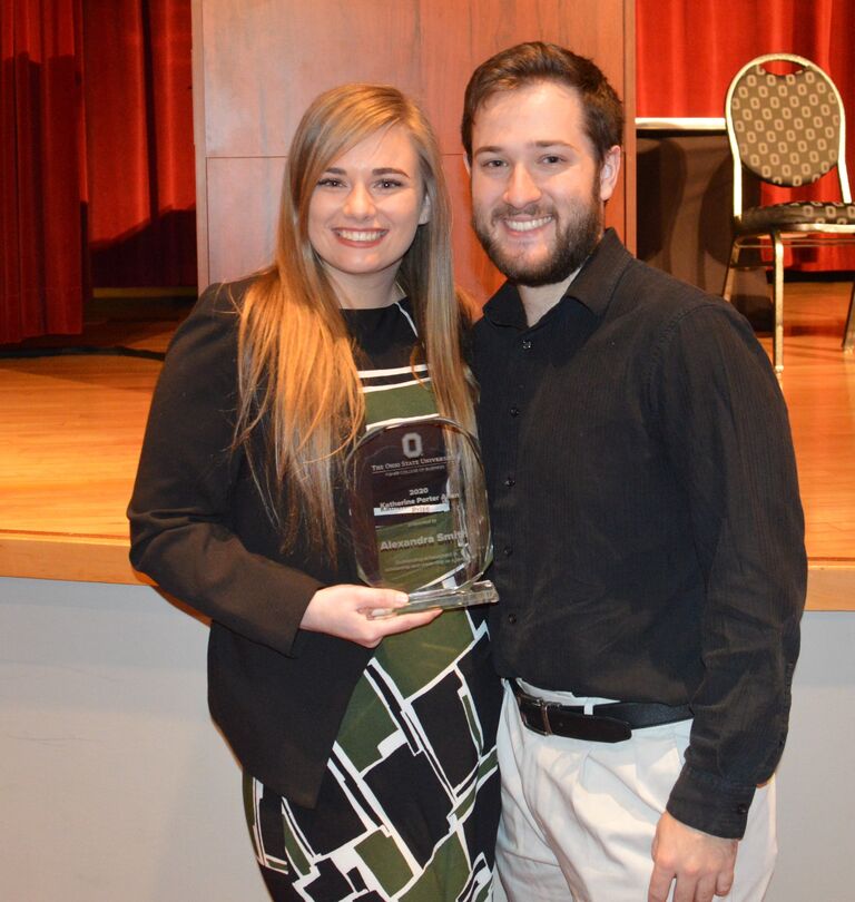 Lexie's second Pace Setter Award Ceremony at OSU during her senior year.