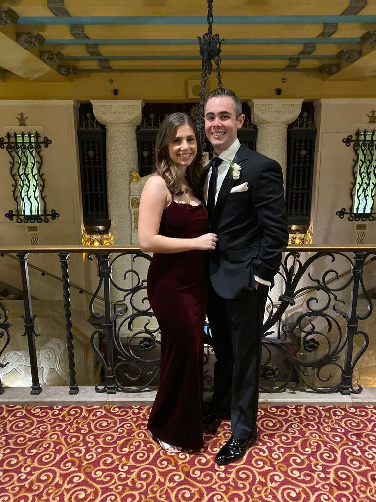 Celebrating at Claire and Rob's wedding!