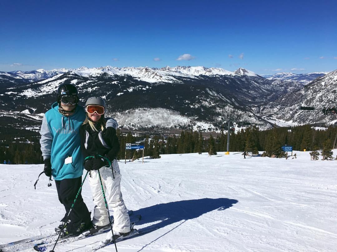 Sarah's first time skiing - ever! In Breckenridge, CO for spring break. 

(There was a lot of pressure riding on this trip because Joe loves skiing and it would be a test of our relationship if Sarah didn't like skiing - but thankfully she loved it too.)
