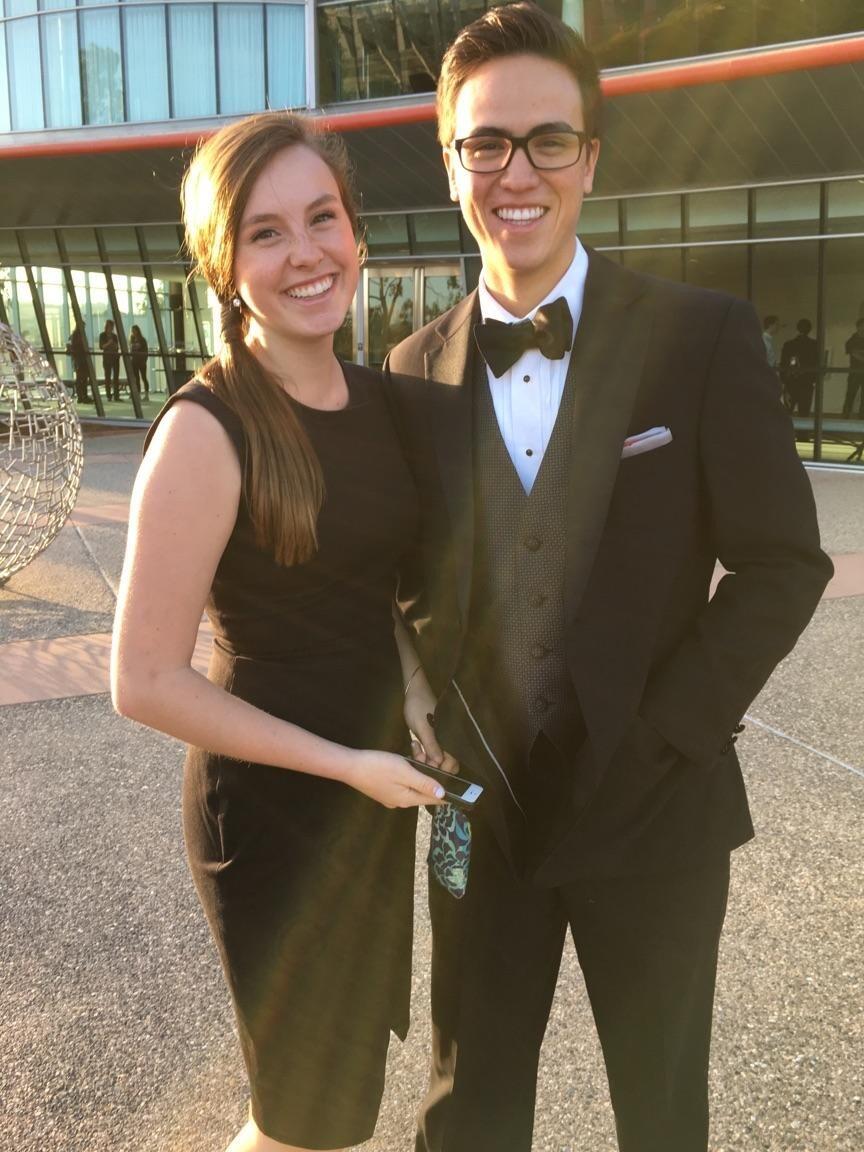 With a perfectly written note and an inside joke, Landon asked Ruby out while studying in the library shortly after winter break, and thus, their relationship began!