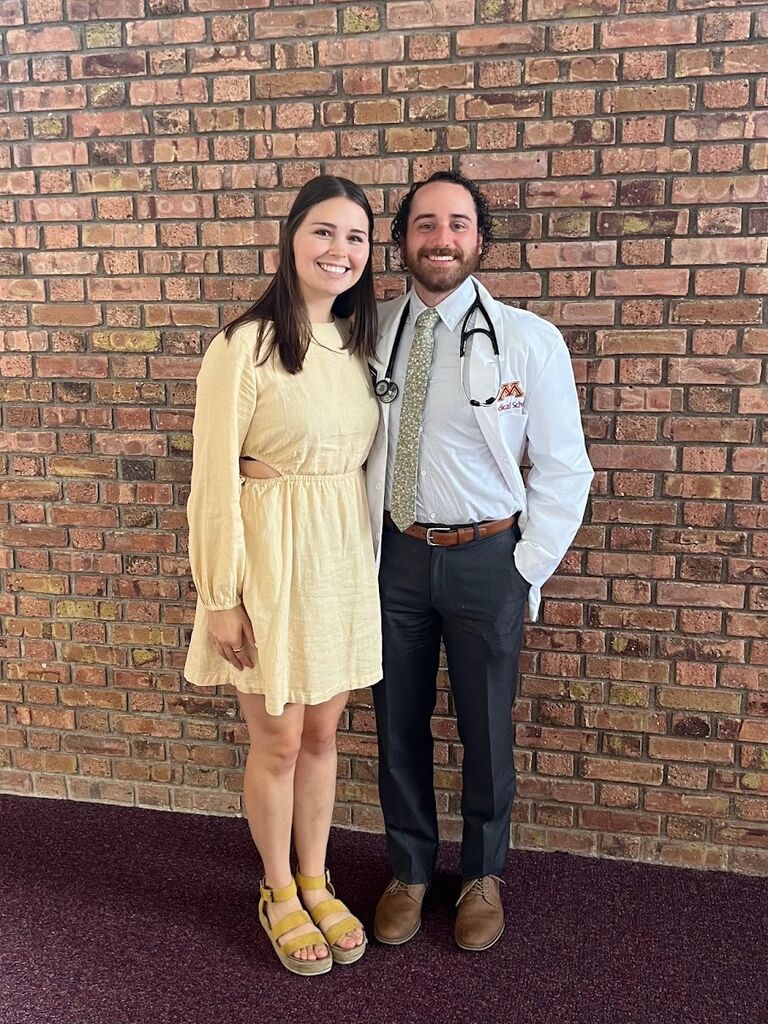 Mark's white coat ceremony