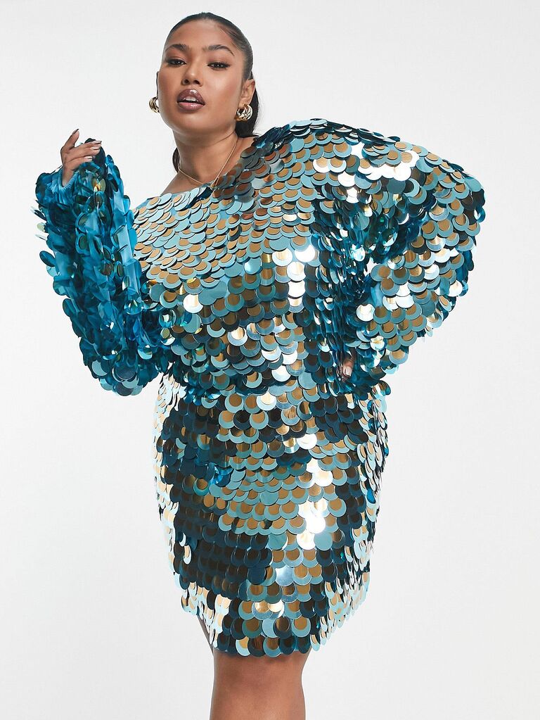 Sequin mermaid-inspired dress by ASOS. 