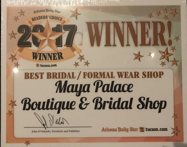 Maya Palace Boutique and Bridal Shop - Tucson AZ